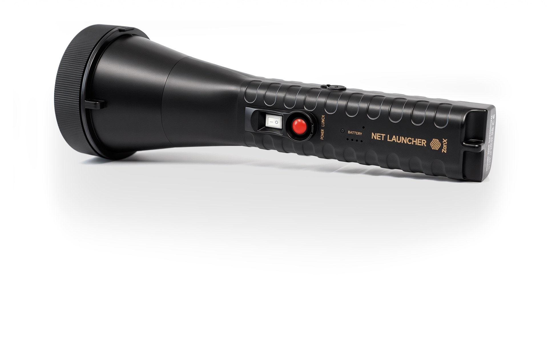 ZANX Single-Shot Net Launcher - electromagnetic non-lethal capture